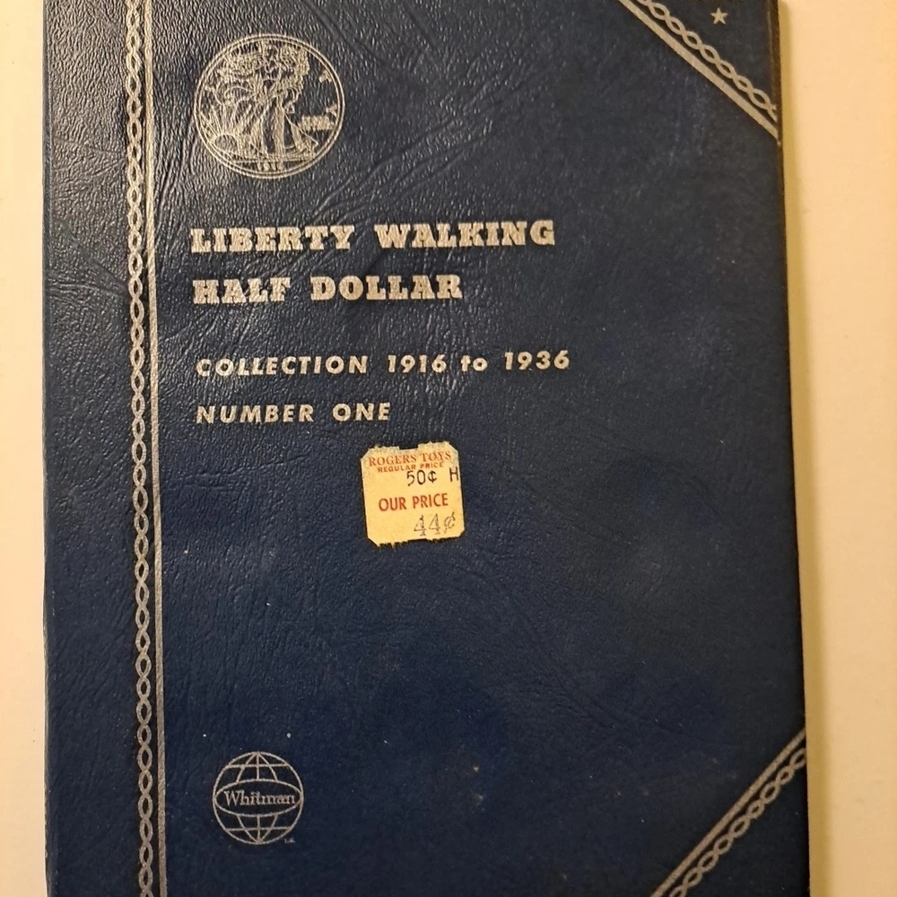 Whitman Blue Coin Album for Half Dollars